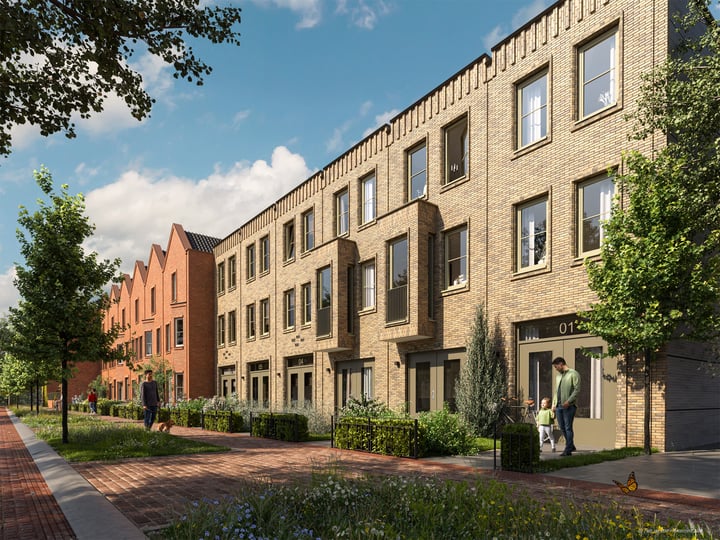 Eengezinswoning, tussenwoning Kerkinilaan 1 Almere
