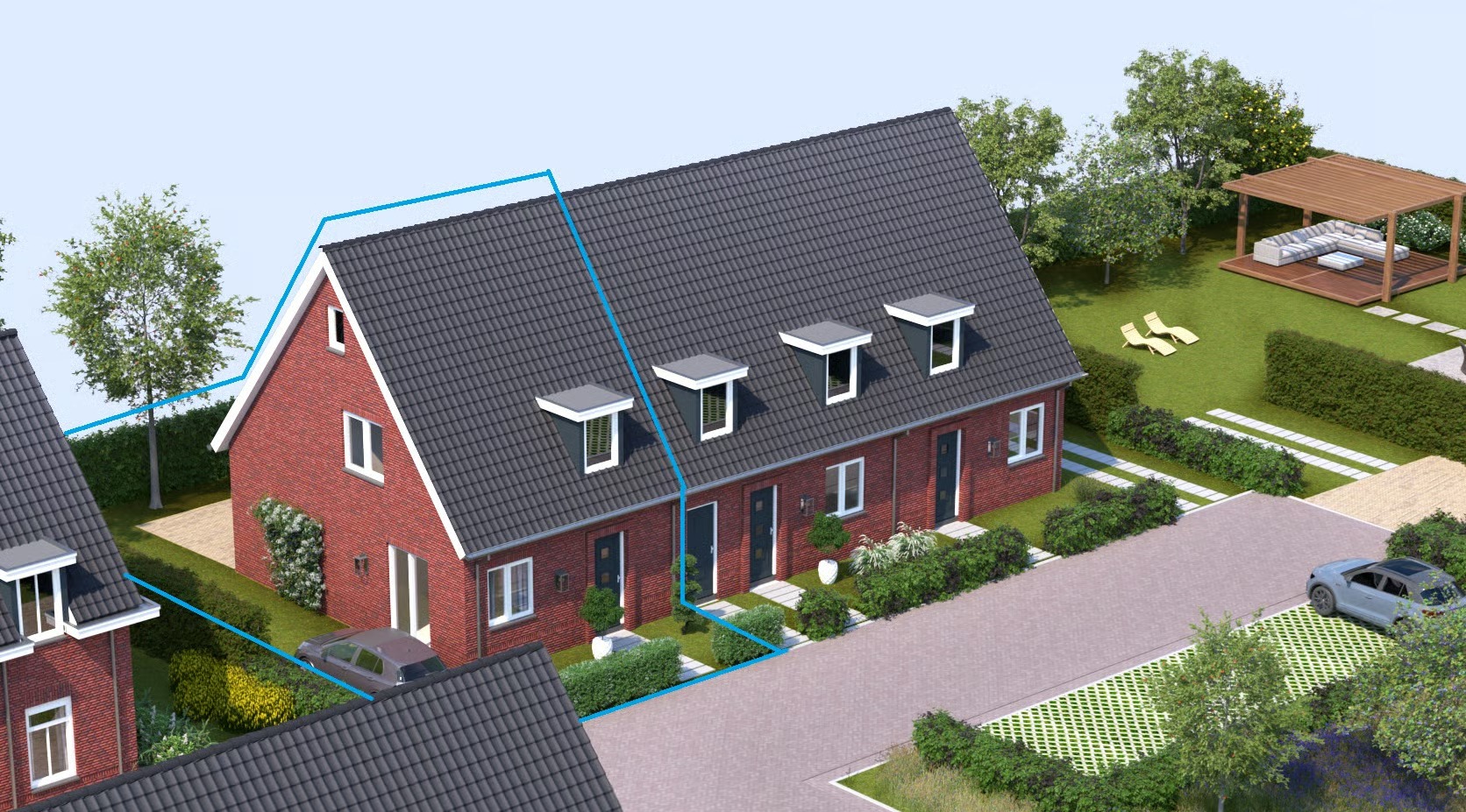 Hoekwoning Schippershof 5 in Dreumel