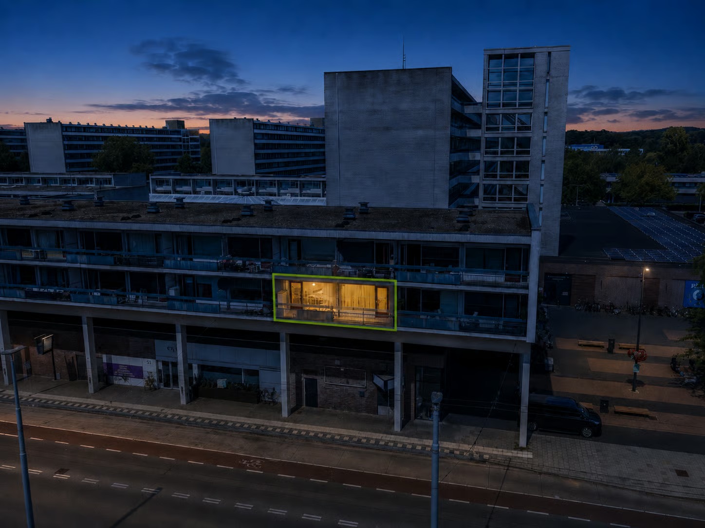Galerijflat Hanzestraat 182 in Arnhem