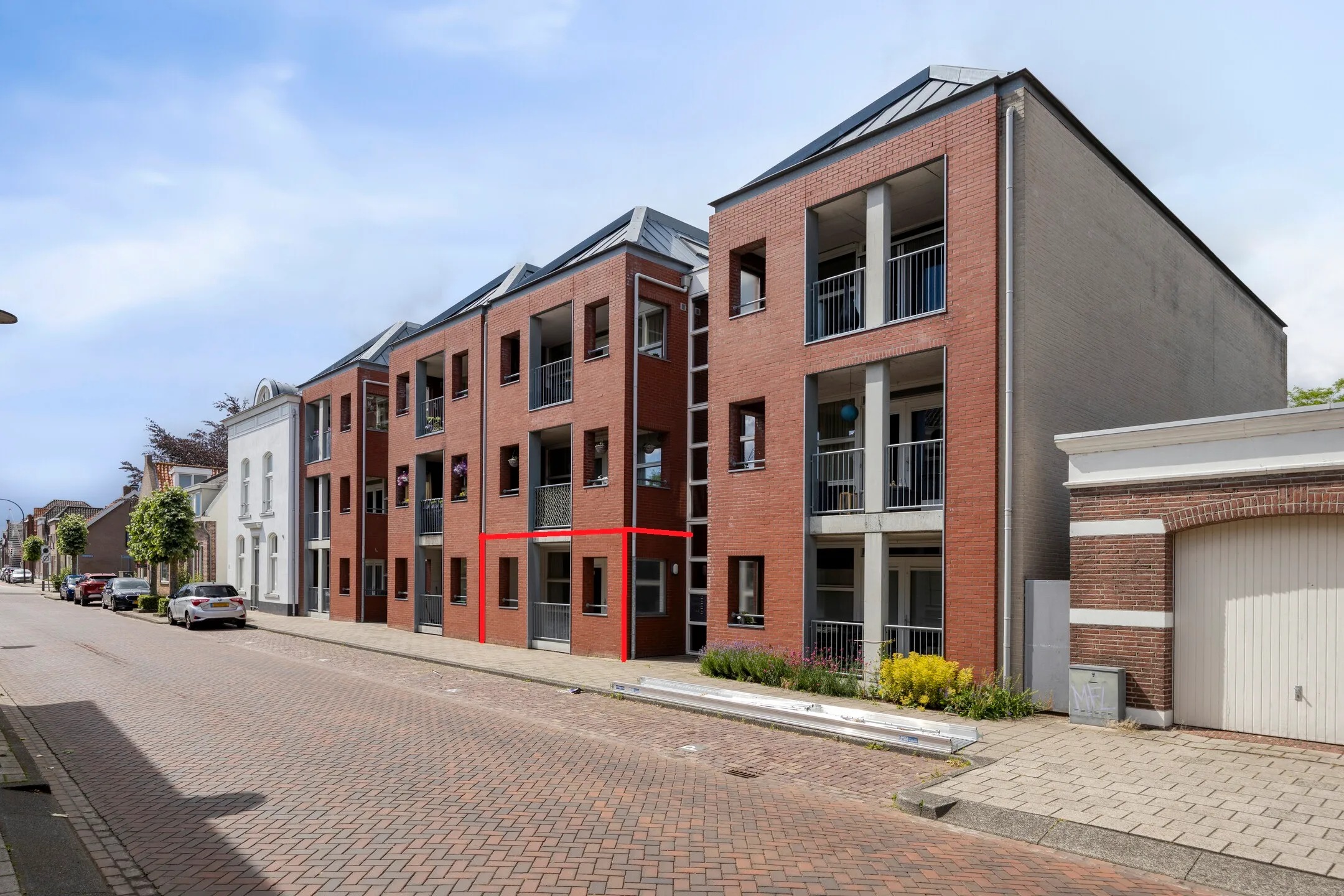 Portiekflat Grotestraat 101 in Waalwijk