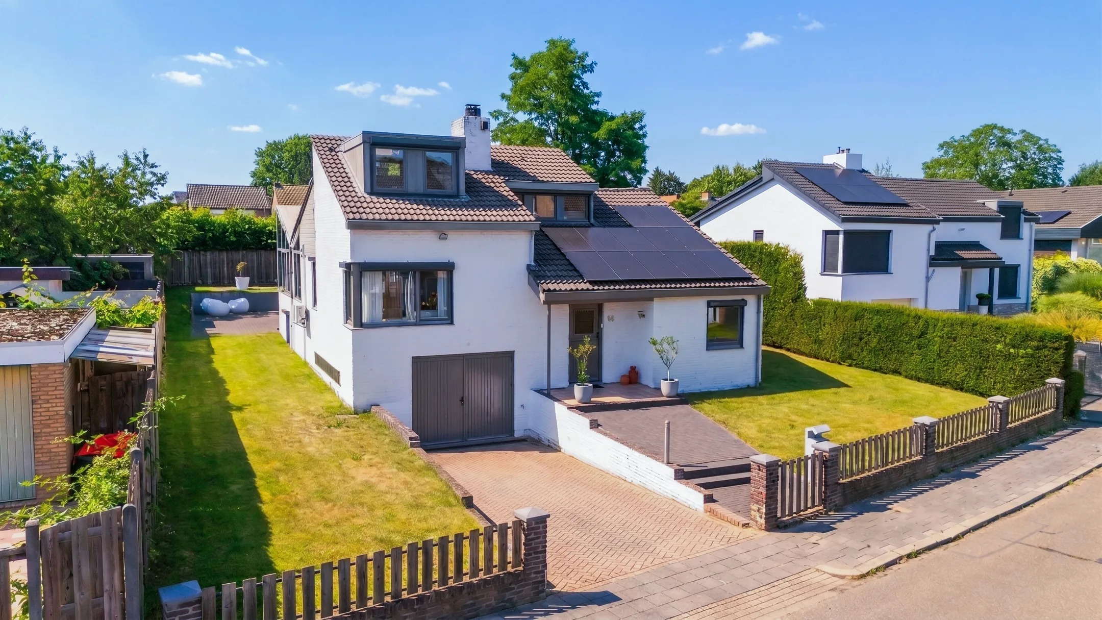 Vrijstaande woning (split-level woning) Kampstraat 14 in Jabeek