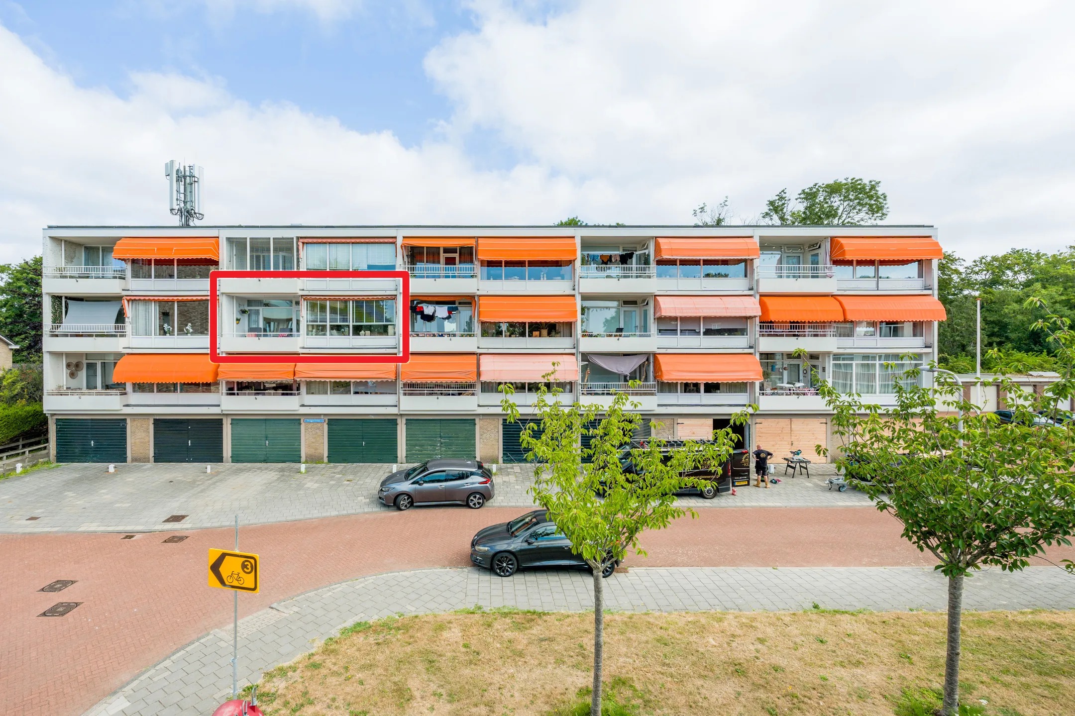 Galerijflat Burggravenlaan 21 in Katwijk