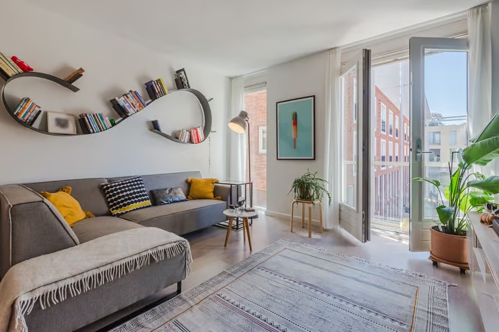 Portiekflat Bellevuelaan 343 in Haarlem