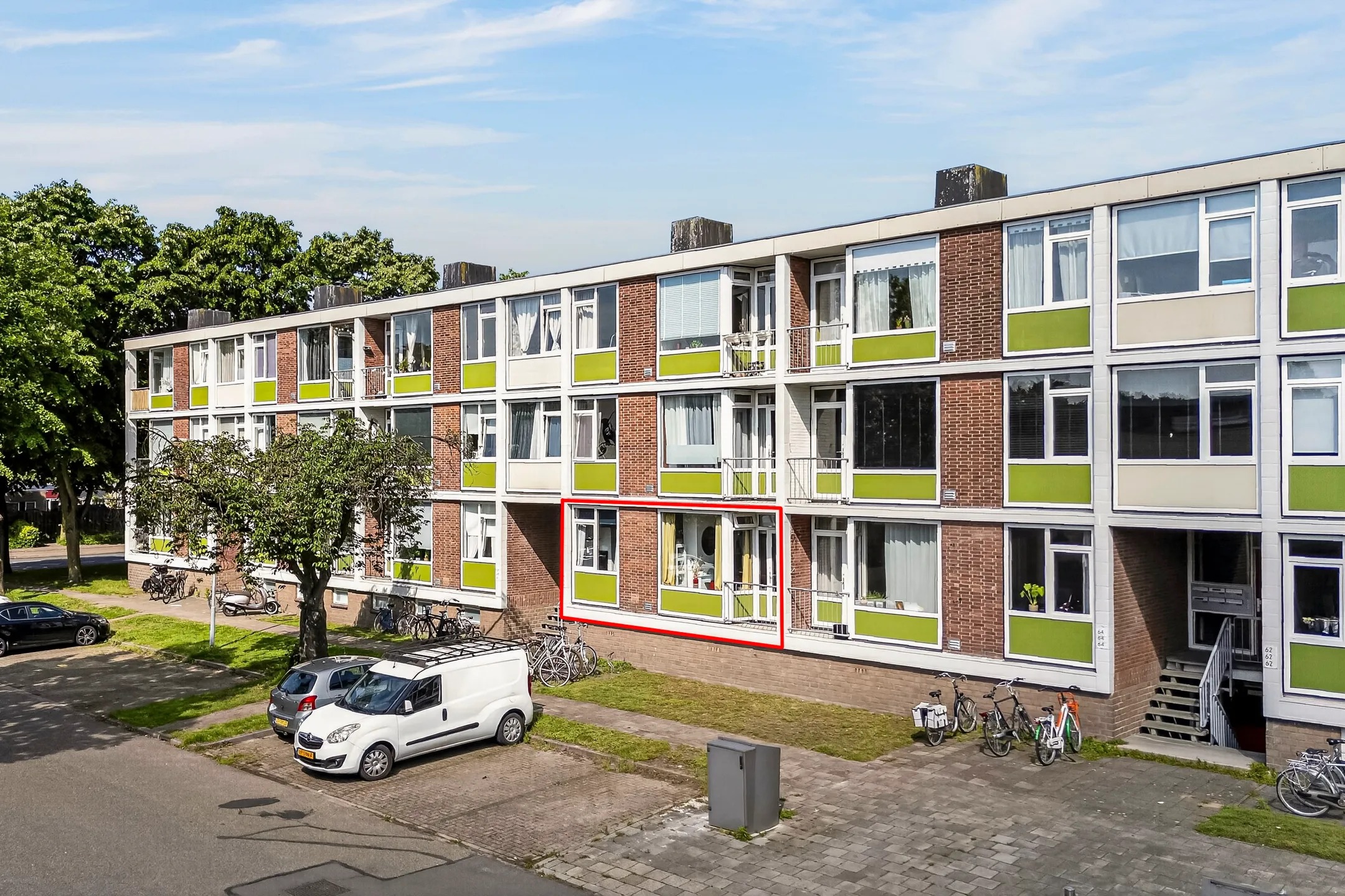 Portiekflat Ranonkellaan 66 in Ede