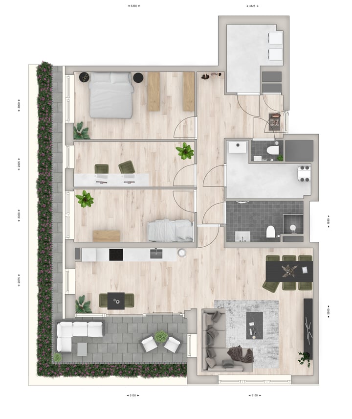 Portiekflat Holtinkstraat 36 Zwolle