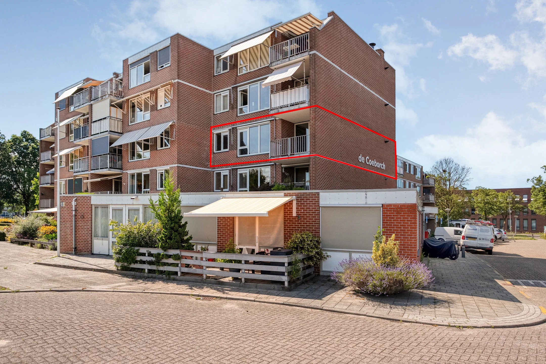 Portiekflat van Gelderplantsoen 34 in Kampen