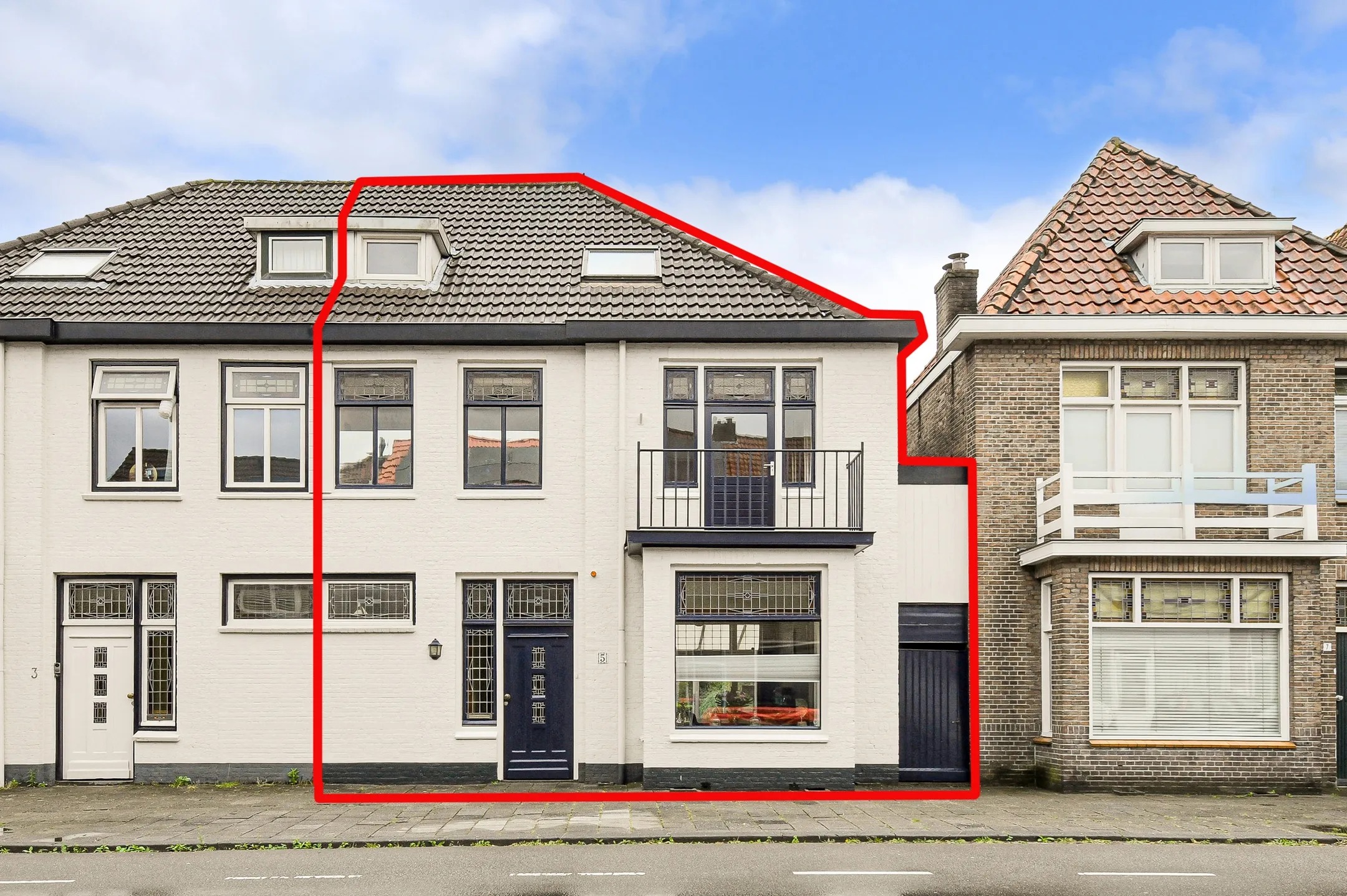 2-onder-1-kapwoning Heuvelstraat 5 in Breda