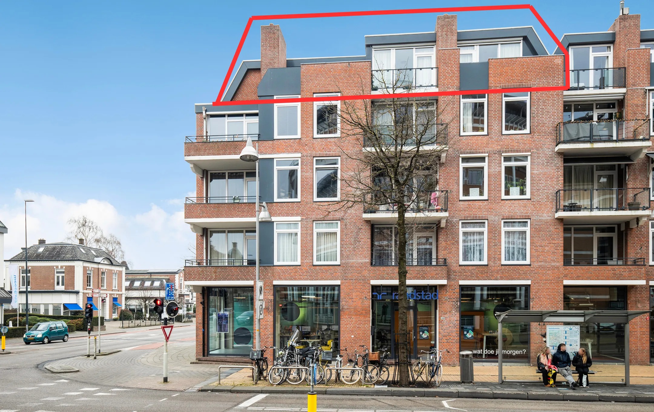 Galerijflat Stationsstraat 236 in Apeldoorn