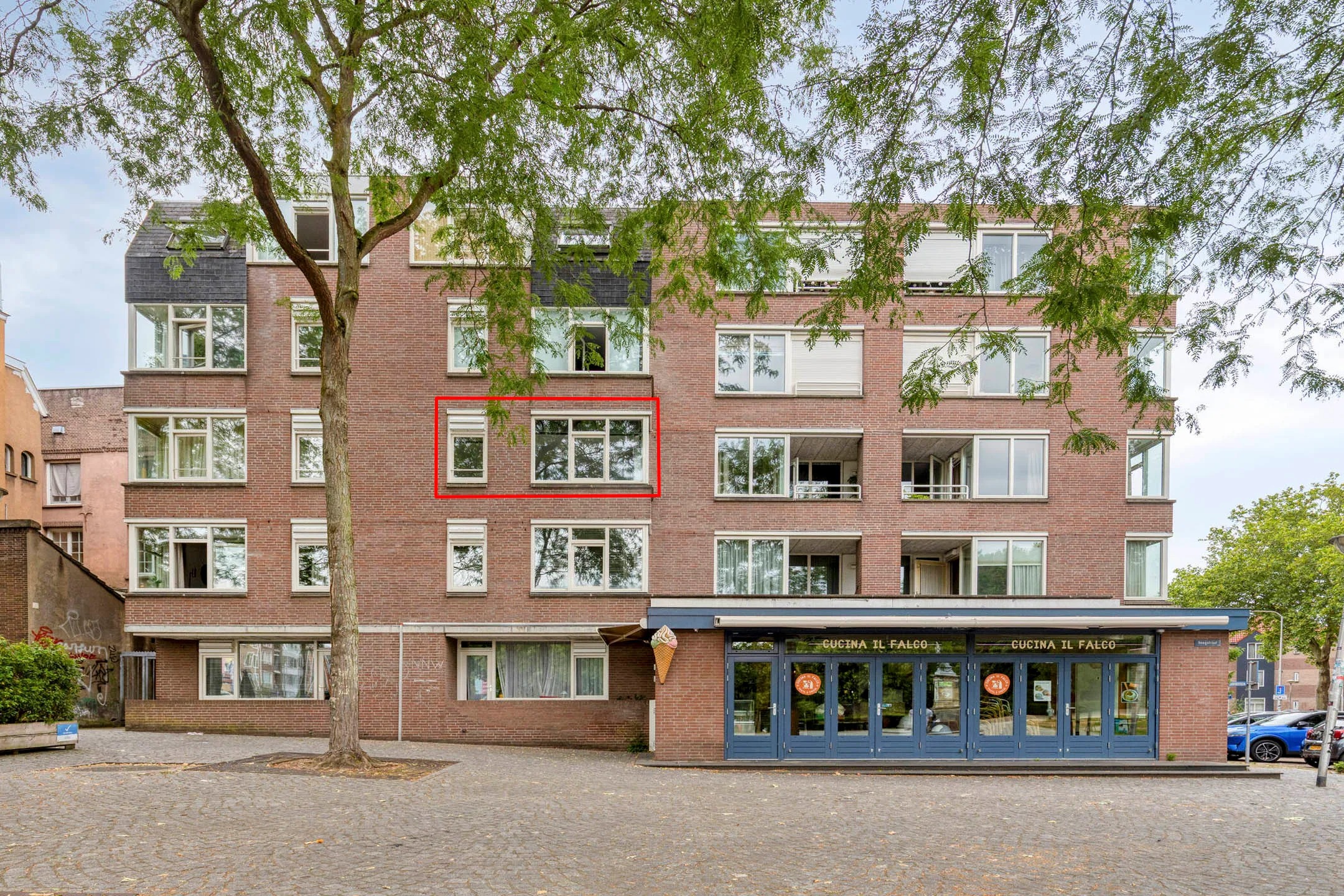 Galerijflat Ridderstraat 60 in Nijmegen