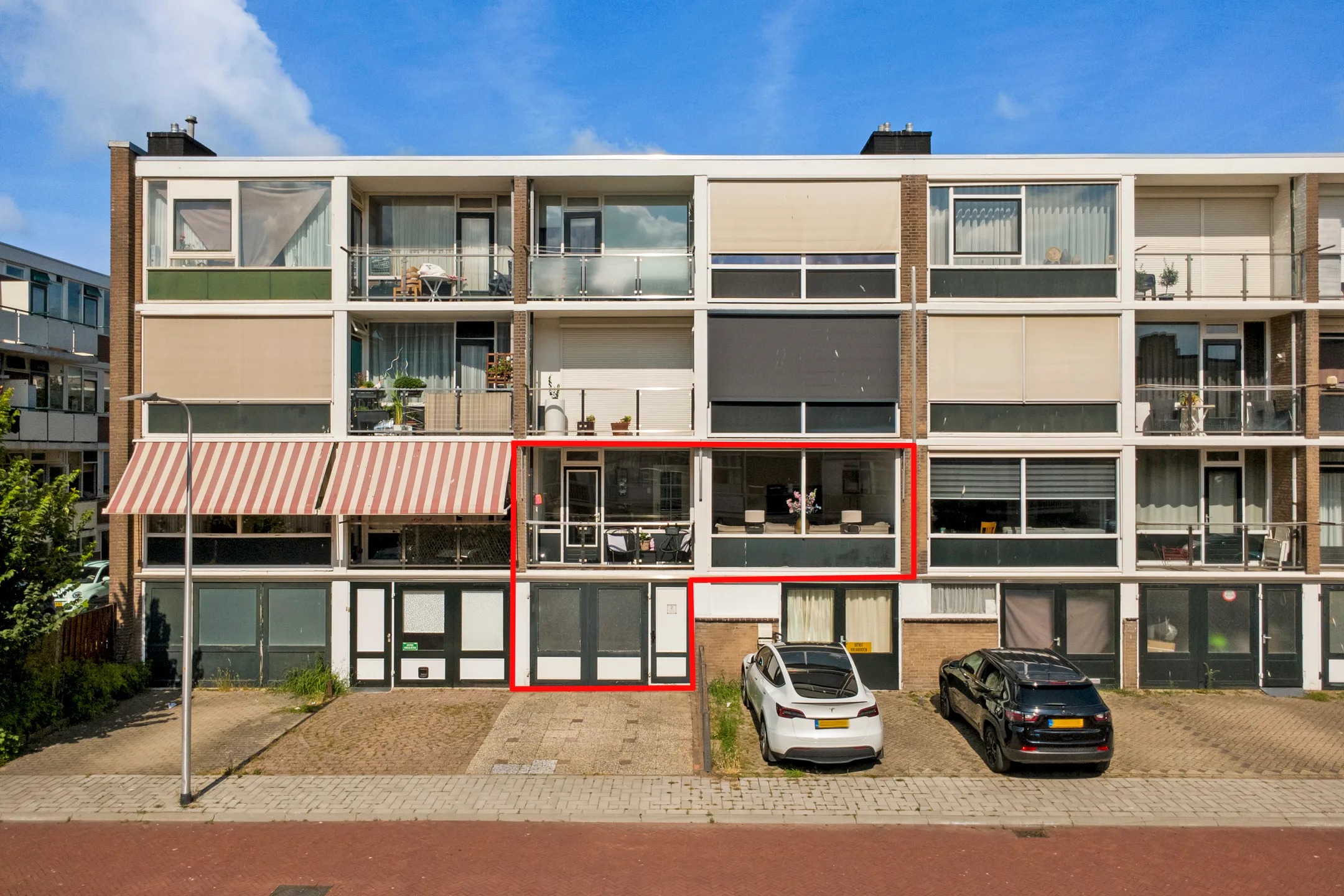 Galerijflat van Slingelandtstraat 2 in Katwijk