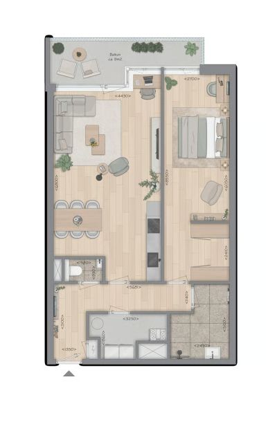Portiekflat Schepenpad 62 in Spijkenisse
