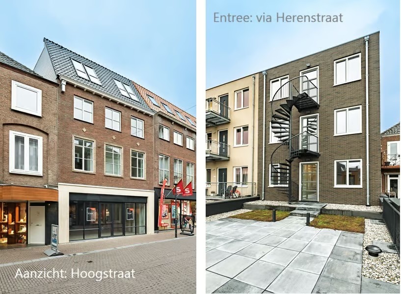 Portiekflat Herenstraat 45 A in Wageningen