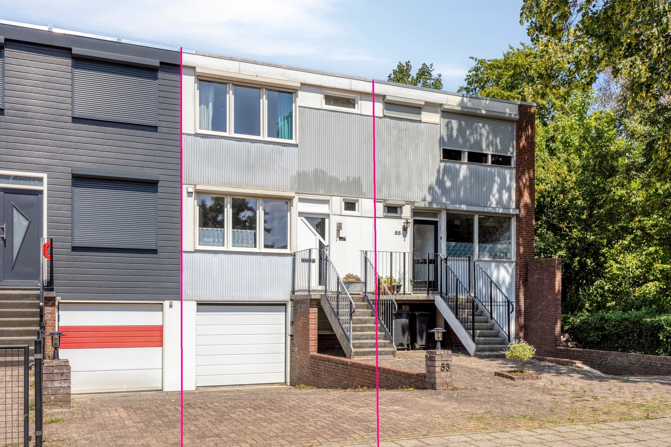 Tussenwoning (drive-in woning) Kasteel Hillenraedtstraat 53 in Roermond