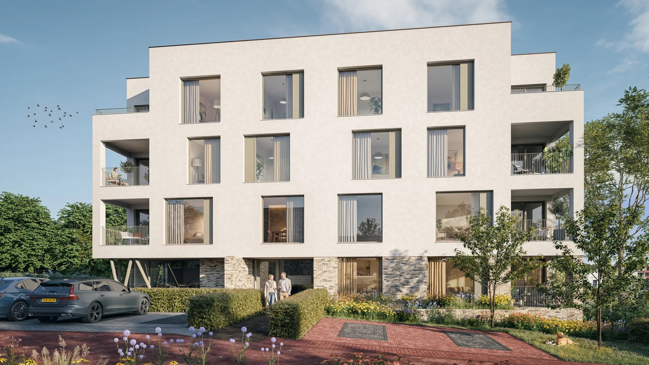 Portiekflat Kloosterpark 8 A in Brunssum