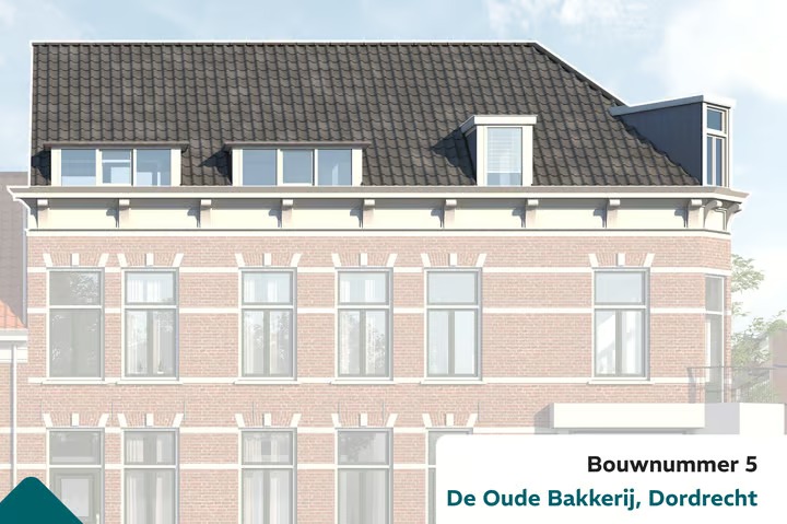 Portiekflat Generaal van der Heijdenstraat 40 in Dordrecht