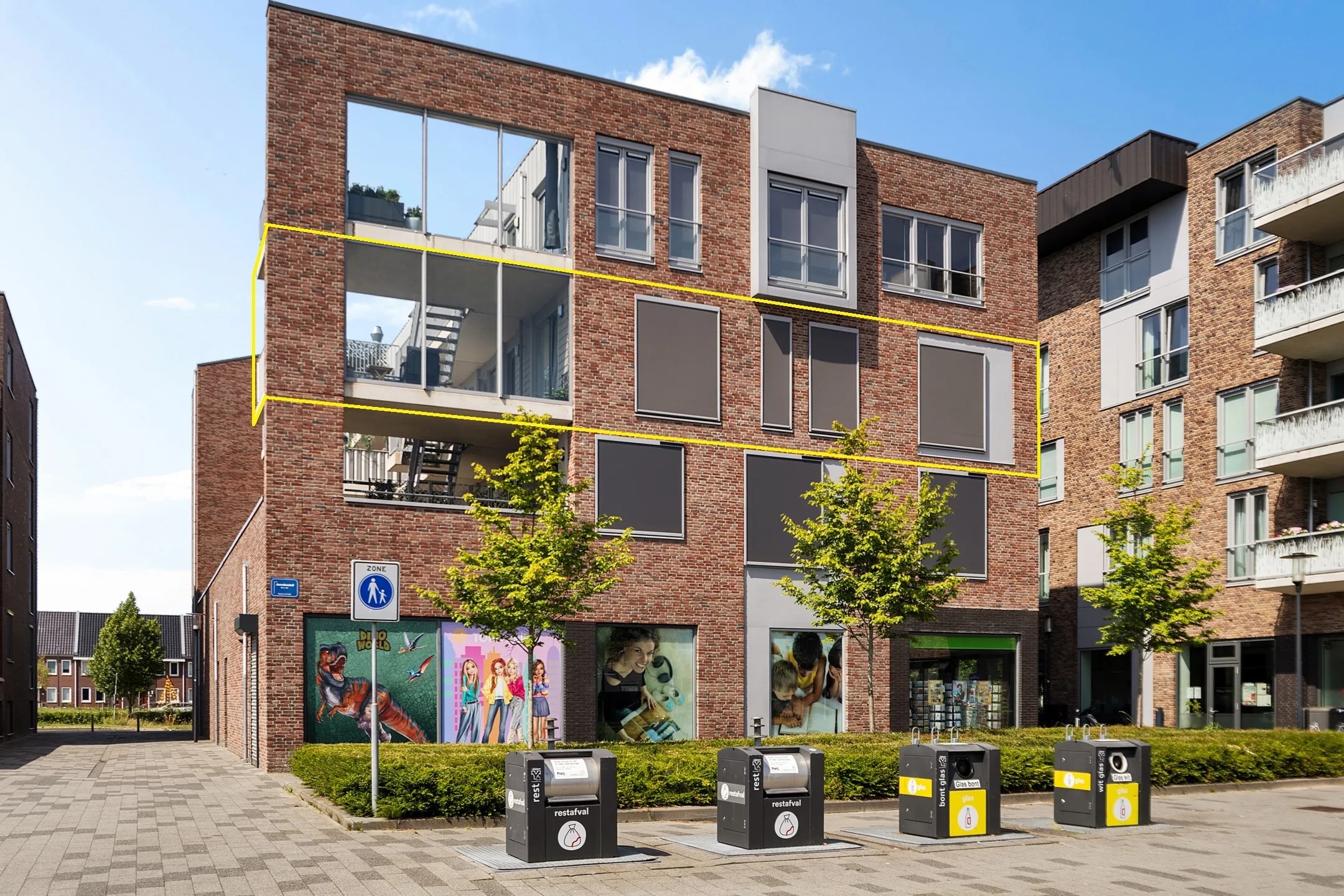 Galerijflat Jacobsstaf 35 in Zwaag