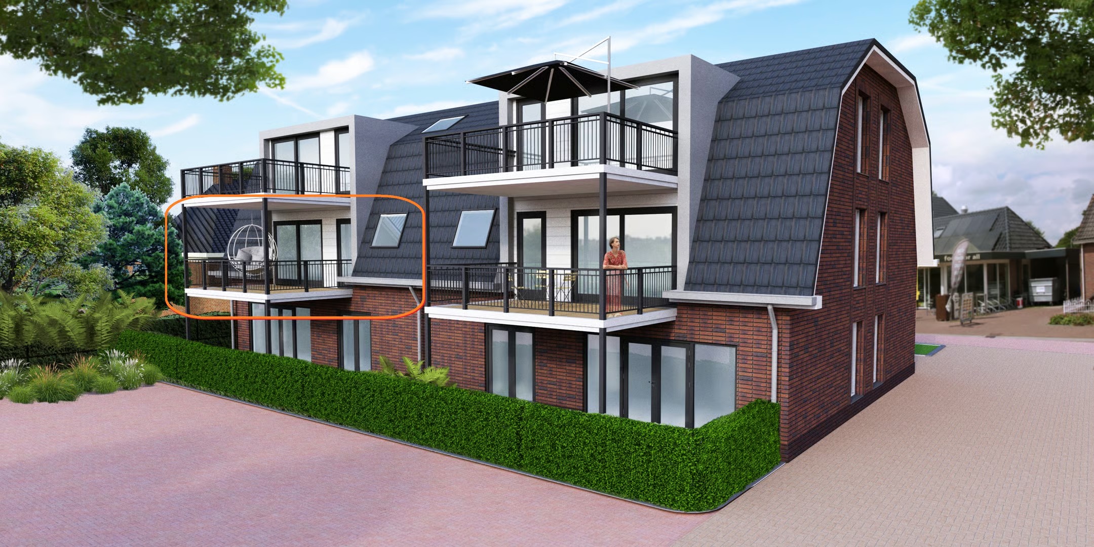 Portiekwoning Brinkstraat 15 D in Vries