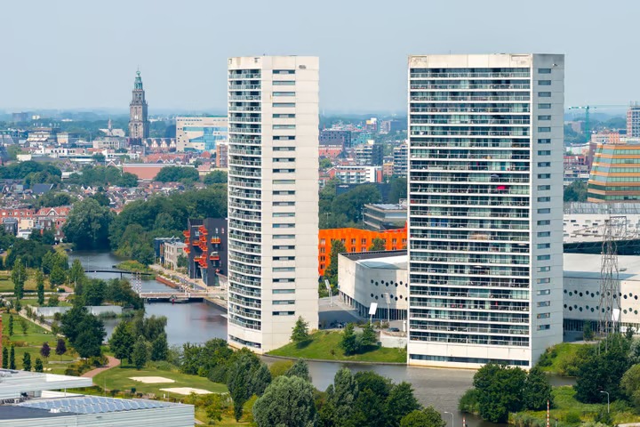 Portiekflat Boumaboulevard 289 in Groningen