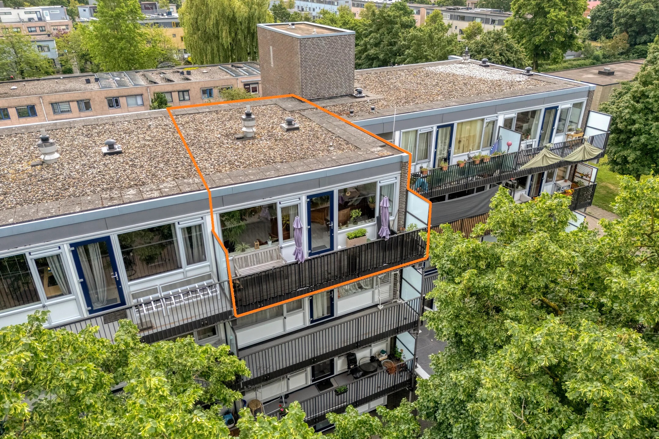 Galerijflat Lassuslaan 296 in Zwolle