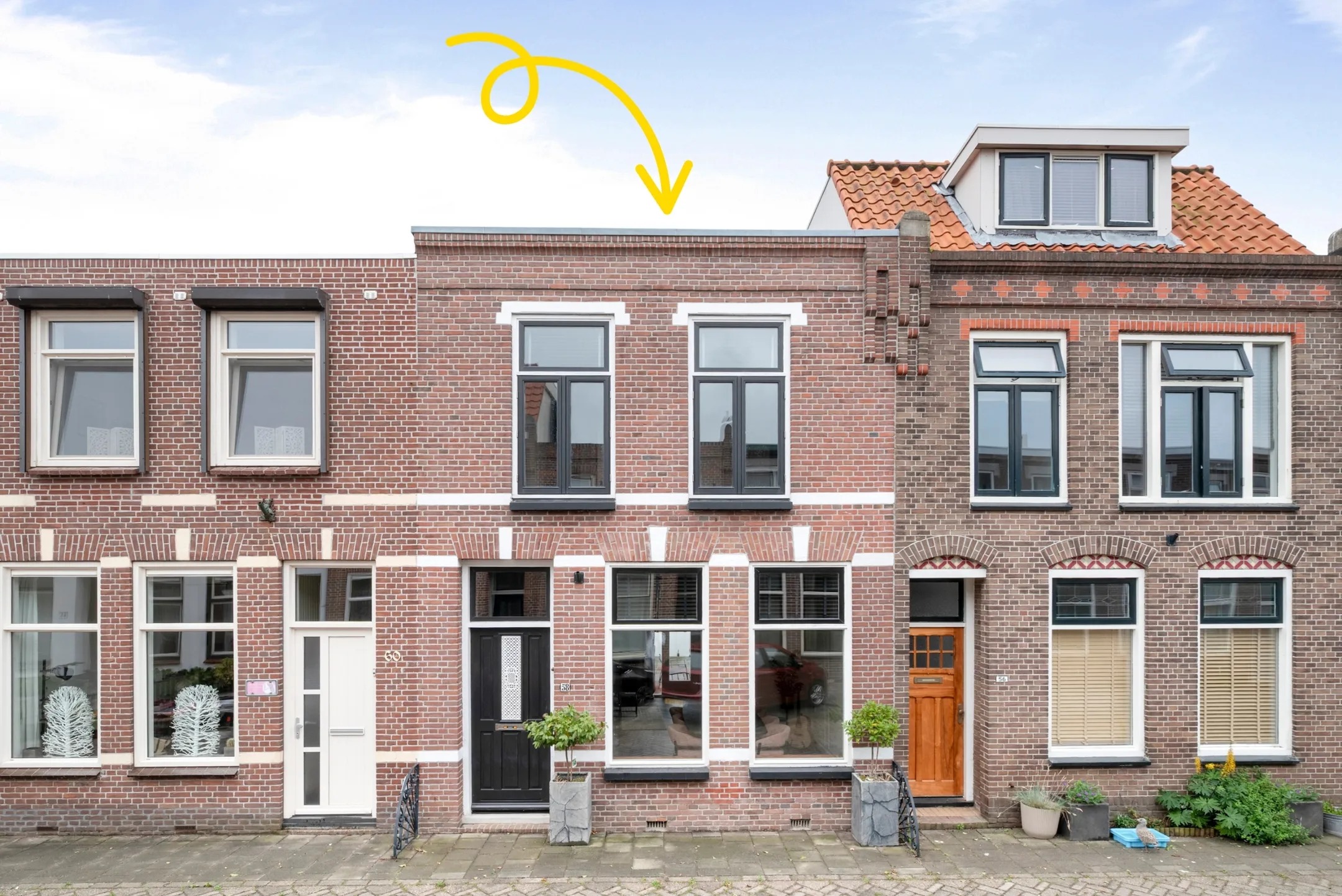 Tussenwoning Van Hogendorpstraat 58 in Den Helder