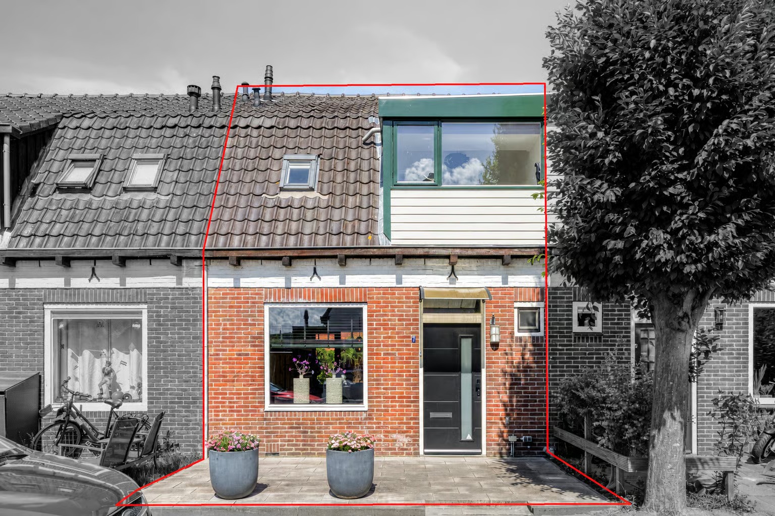 Tussenwoning Van Oldenbarneveltstraat 7 in Breukelen