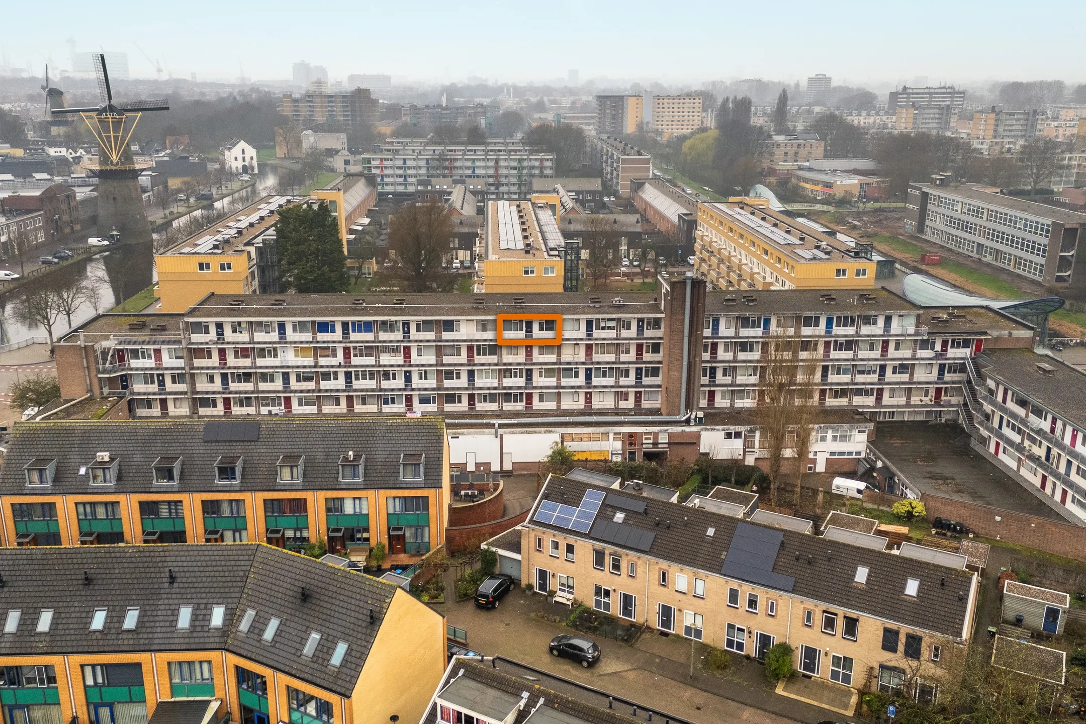 Galerijflat Parkweg 347 Schiedam