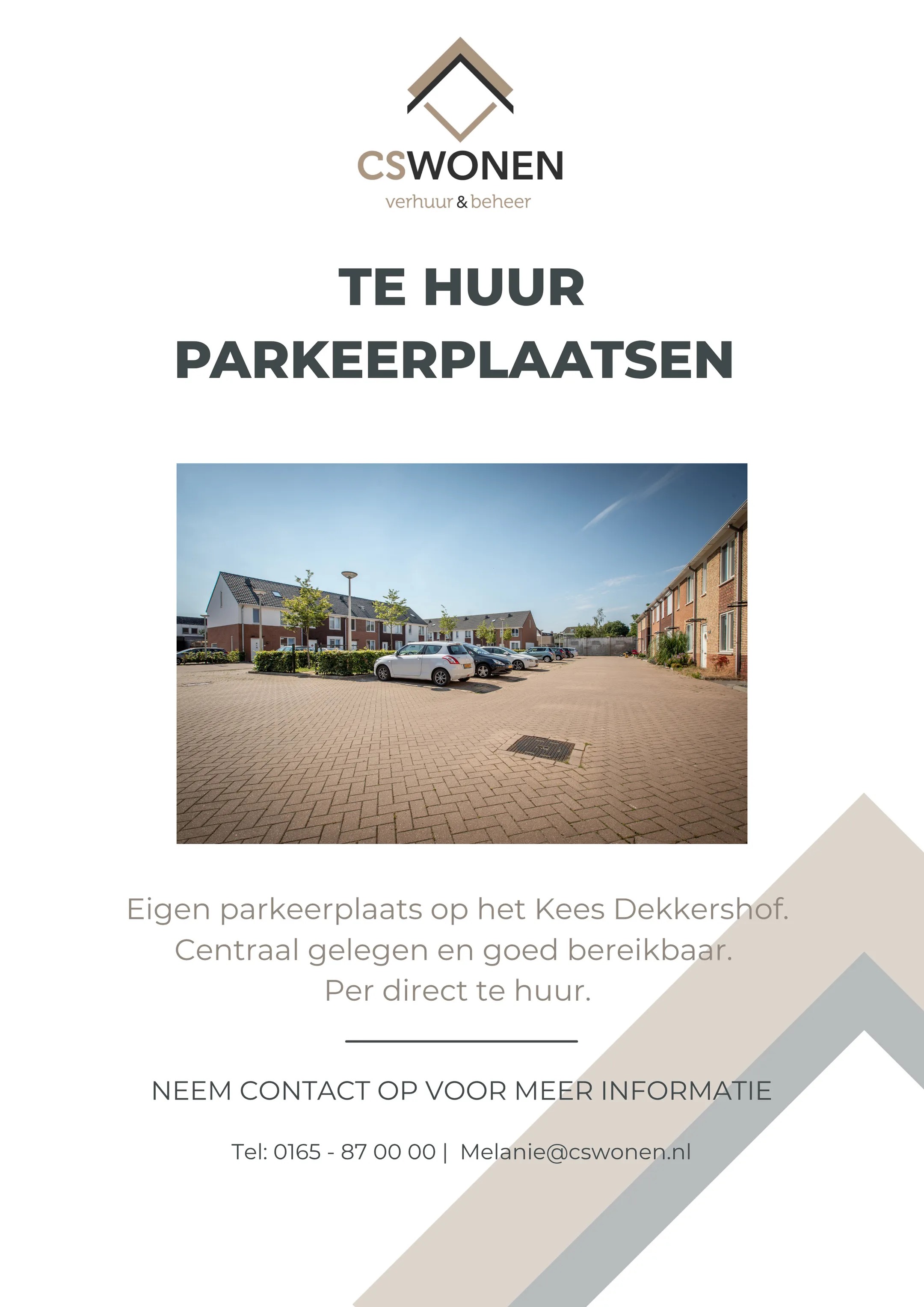 Parkeerplaats Kees Dekkershof 2 Roosendaal