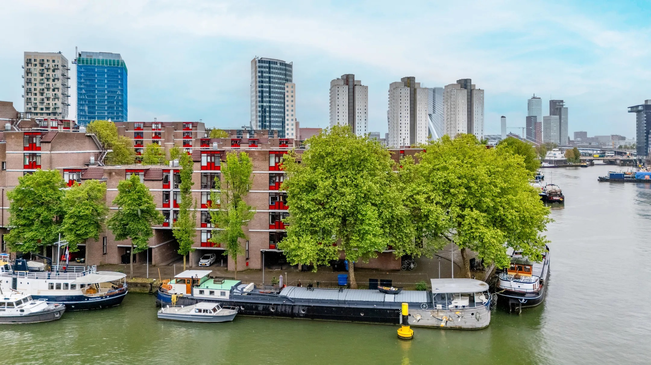 Vrijstaande woning (waterwoning) Wijnkade 2 G in Rotterdam