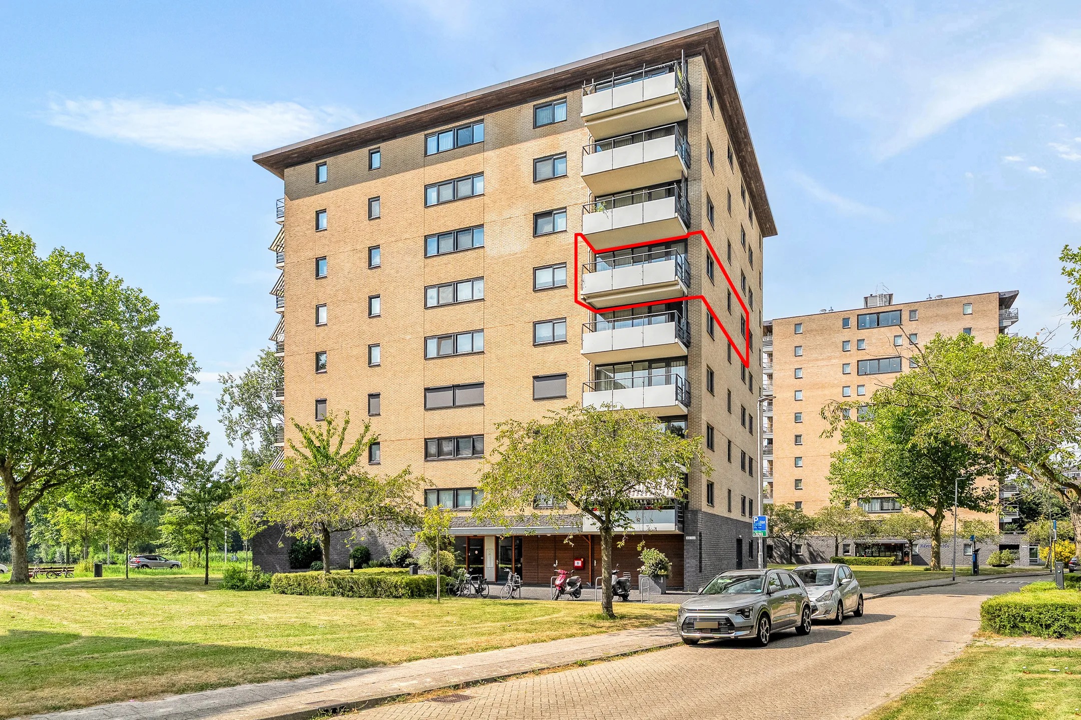 Portiekflat Tiesselinswaard 106 in Rotterdam
