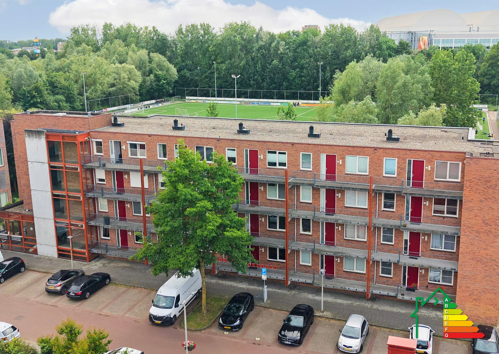 Galerijflat Heermoesstraat 42 in Arnhem