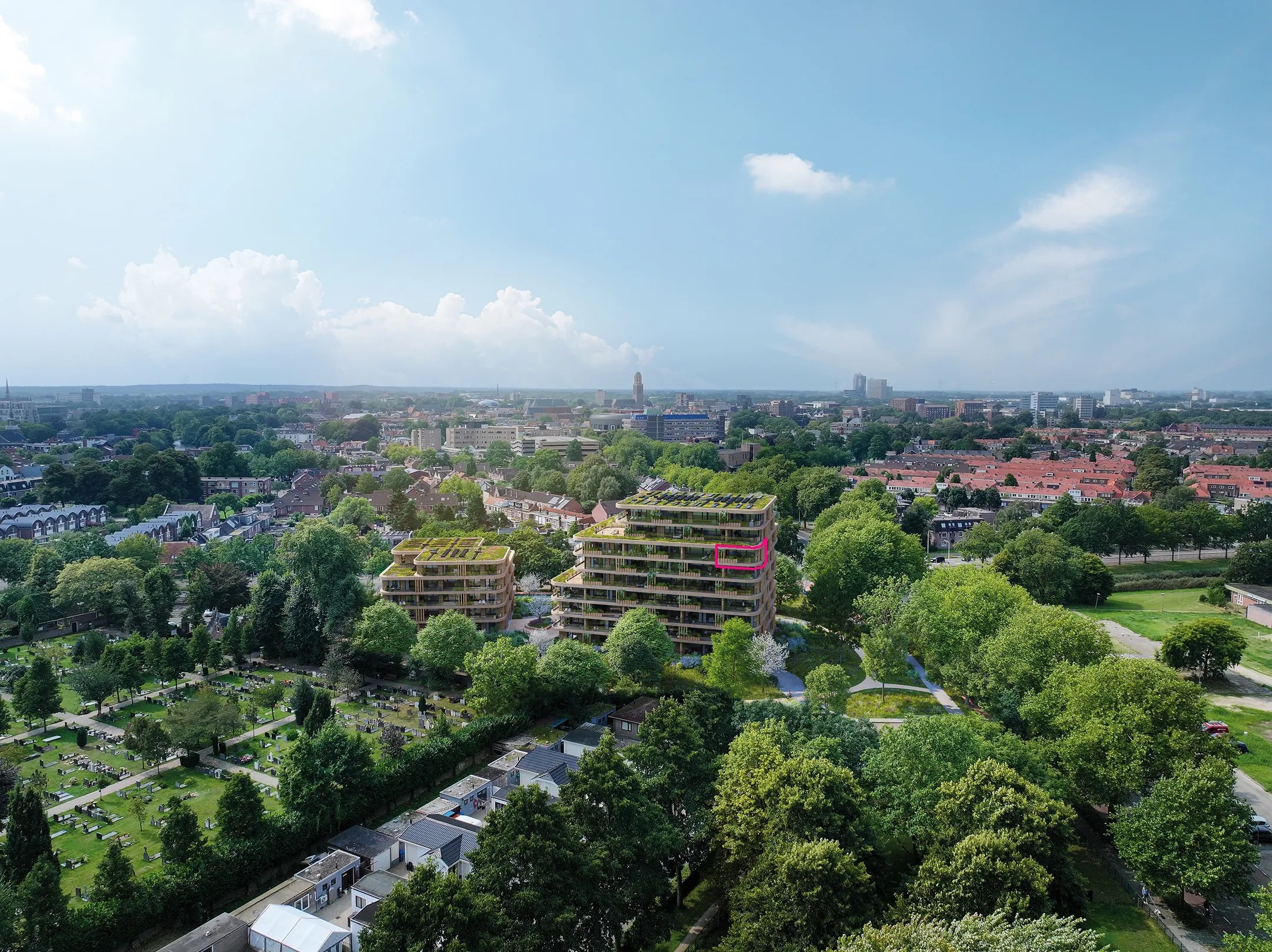 Portiekflat Bisschop Willebrandlaan 224 in Zwolle