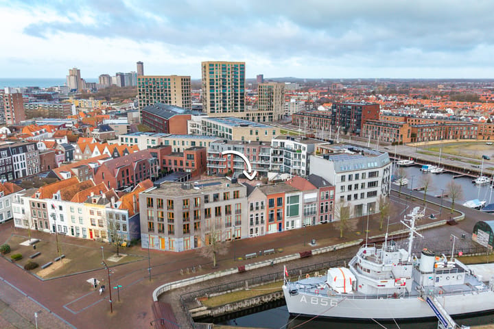 Tussenwoning (split-level woning) Dok van Perry 17 Vlissingen