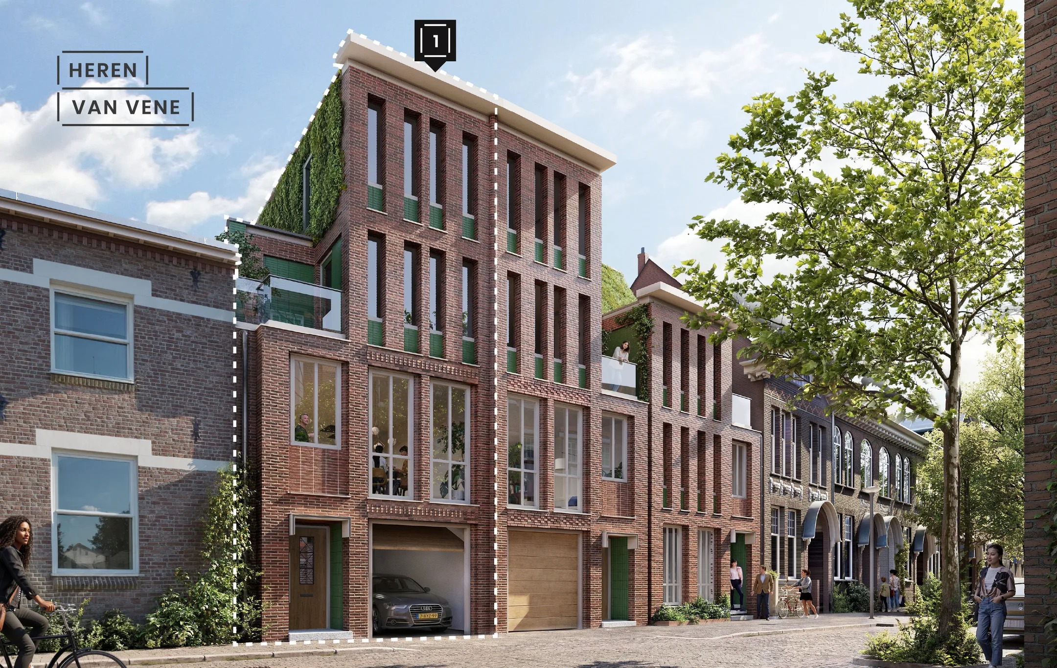 Tussenwoning (drive-in woning) Venestraat 20 C in Zwolle