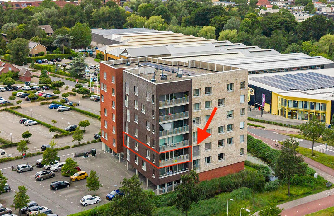 Portiekflat De Malus 23 in Leeuwarden