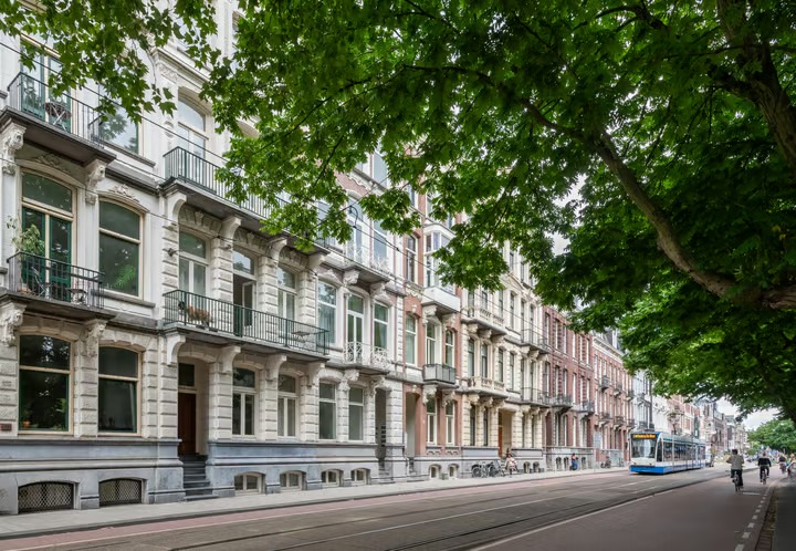Dubbel benedenhuis Weteringschans 43 A in Amsterdam