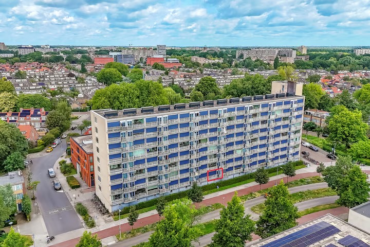 Galerijflat Rauwenhofflaan 16 in Utrecht