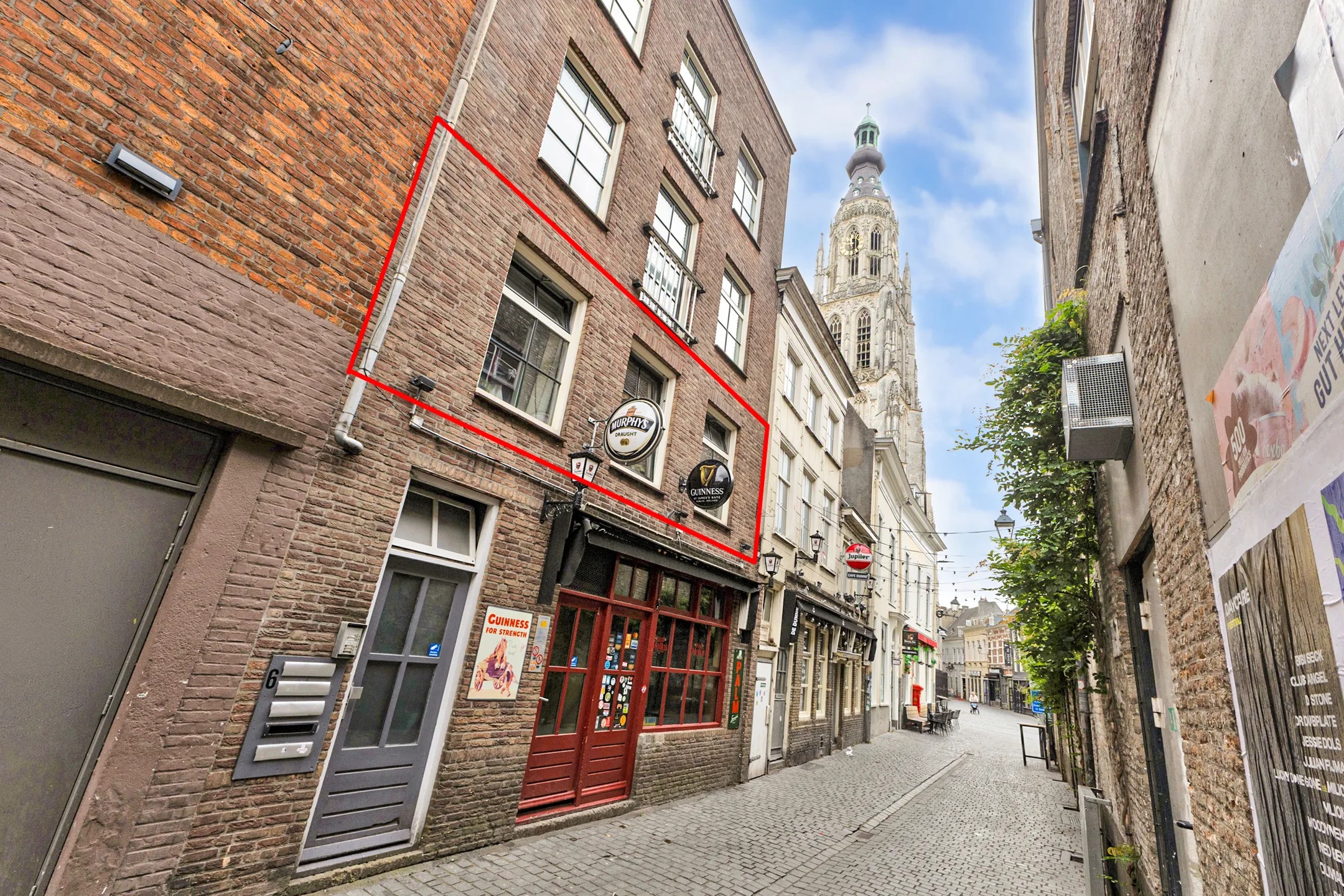 Portiekflat Schoolstraat 6 A in Breda