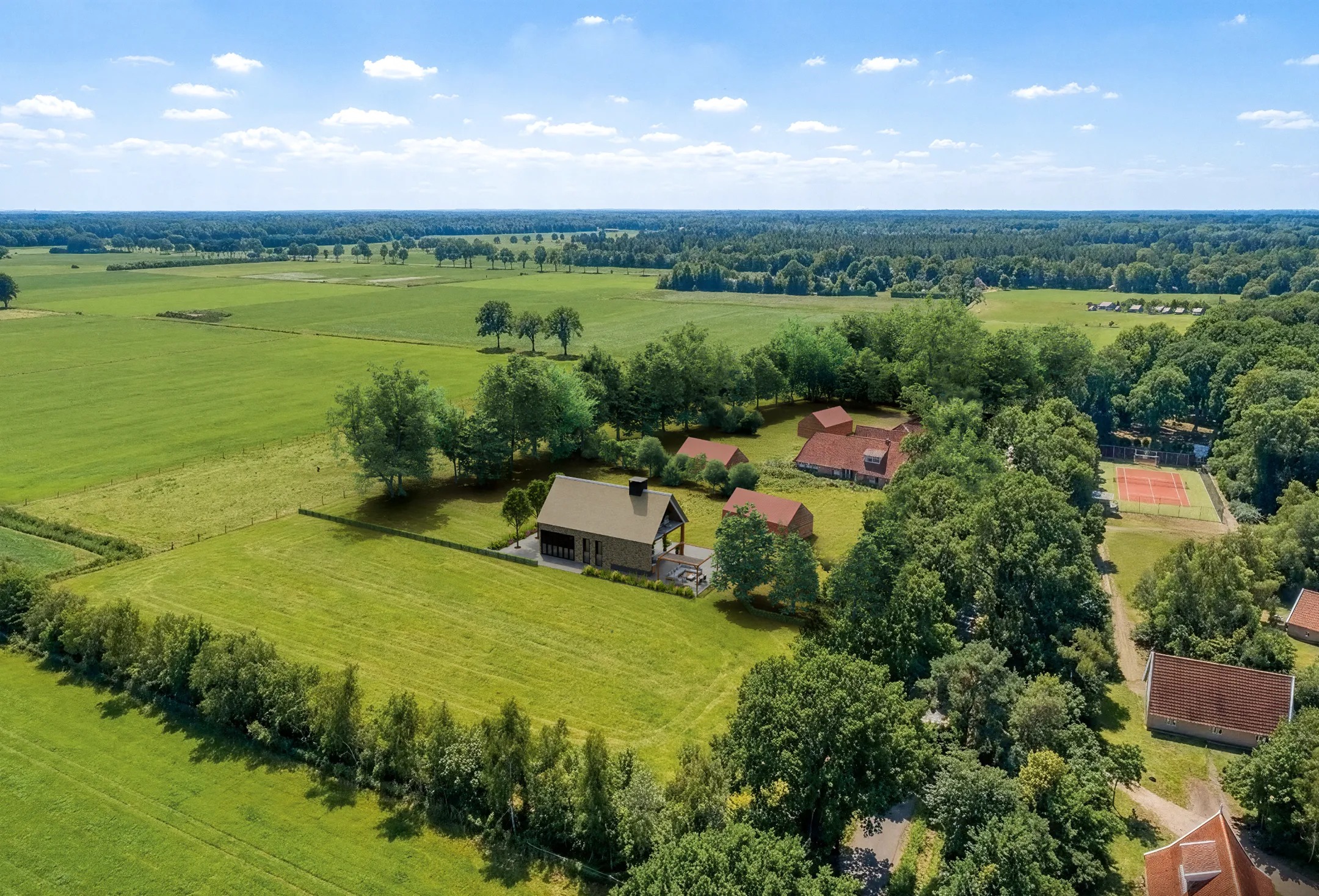 Vrijstaande woning Terhoeksweg 1 a in Haarle