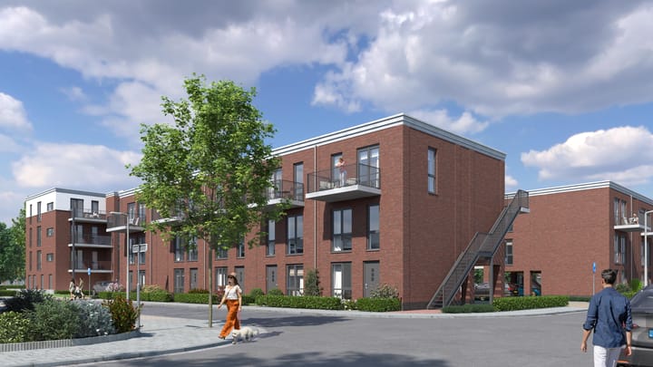 Galerijflat (appartement) Lekstraat 36 Terneuzen