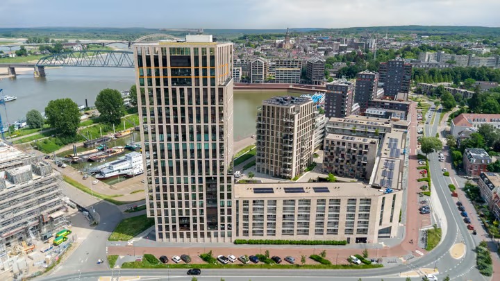 Portiekflat Waalbandijk 527 in Nijmegen