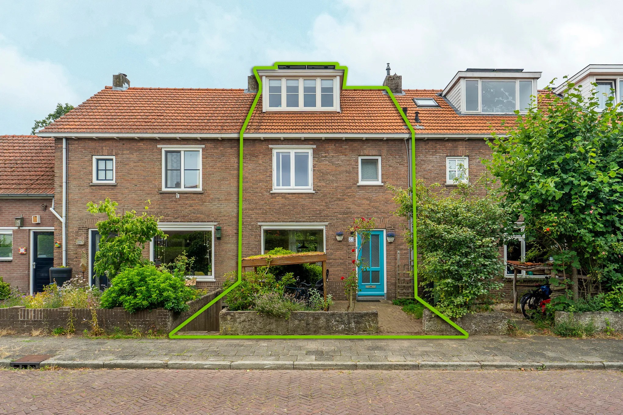 Tussenwoning van Batenborchstraat 23 in Nijmegen