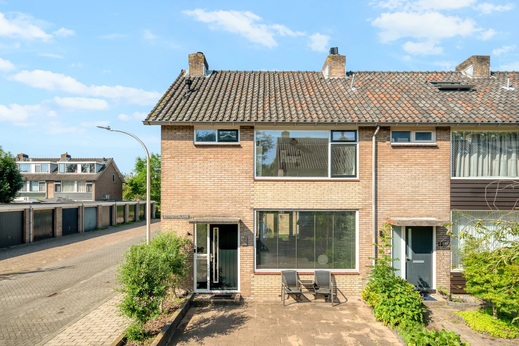 Eindwoning (hofjeswoning) Schoutenlaan 20 in Pijnacker