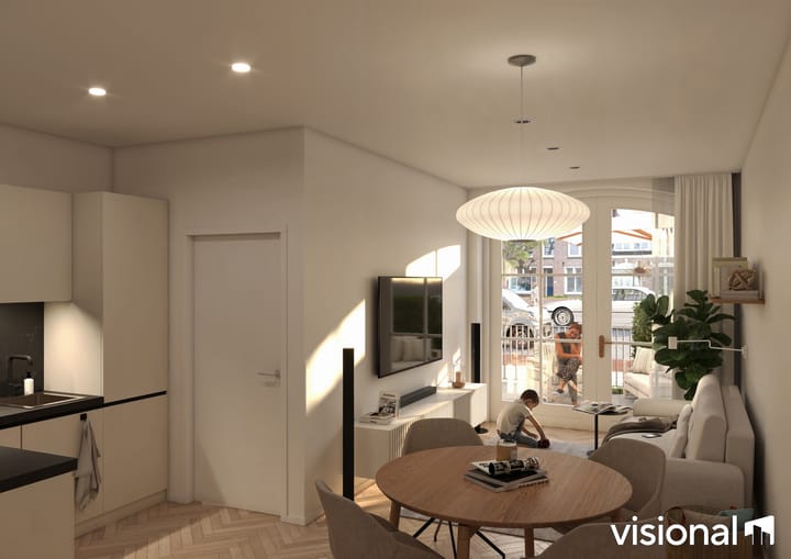 Benedenwoning (appartement met open portiek) Vendelseweg 4 in Veenendaal
