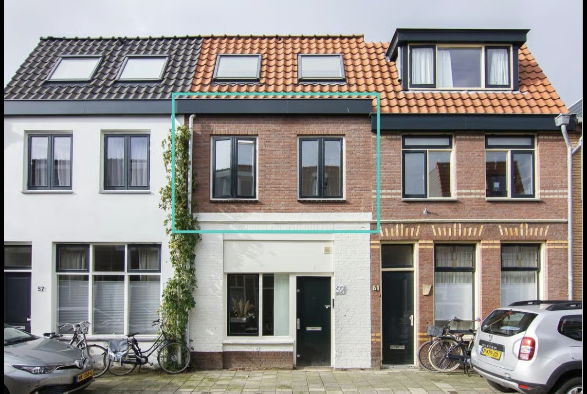 Bovenwoning Generaal Bothastraat 59 A in Haarlem