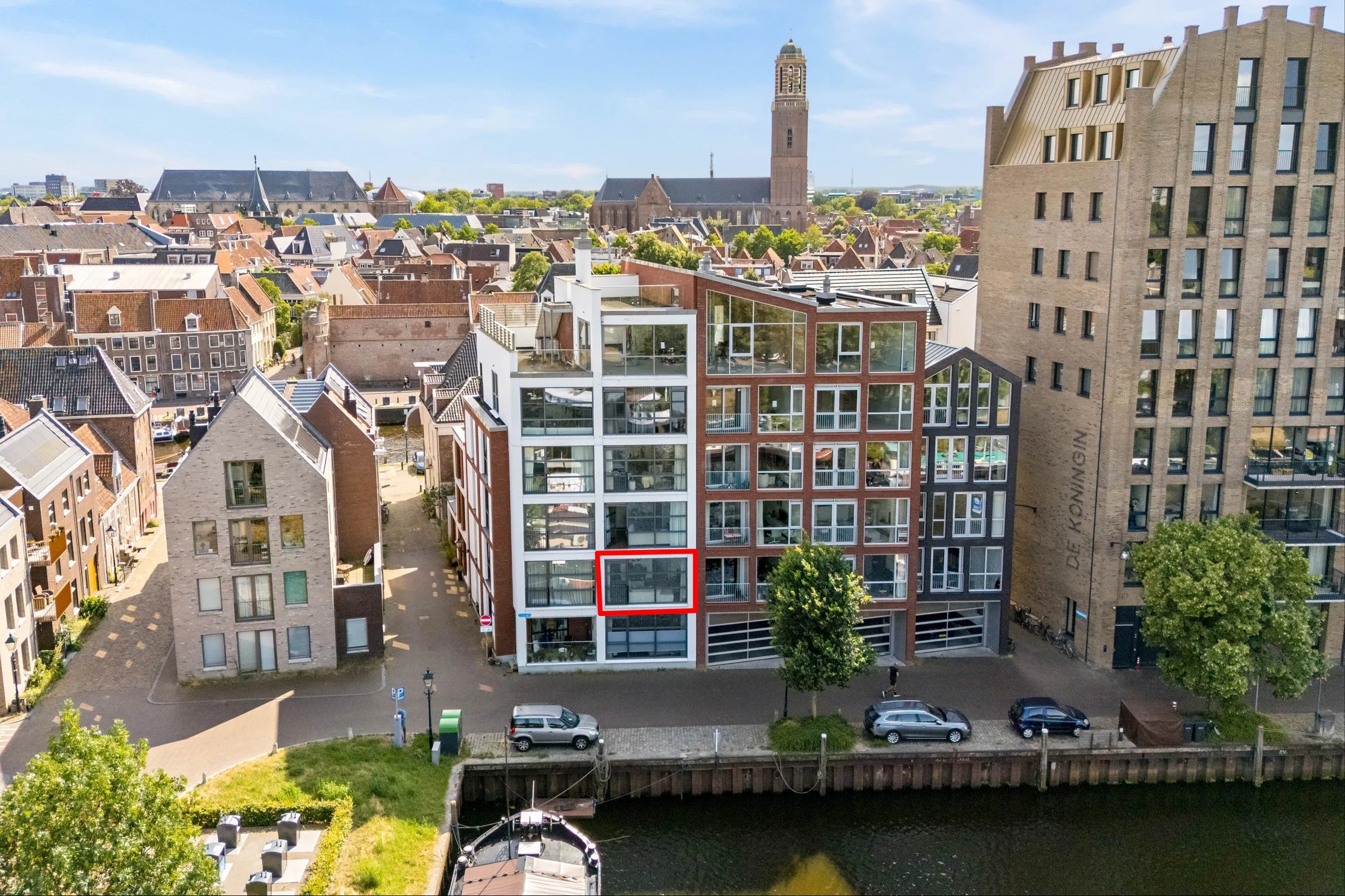 Portiekflat Kraanbolwerkhof 7 in Zwolle