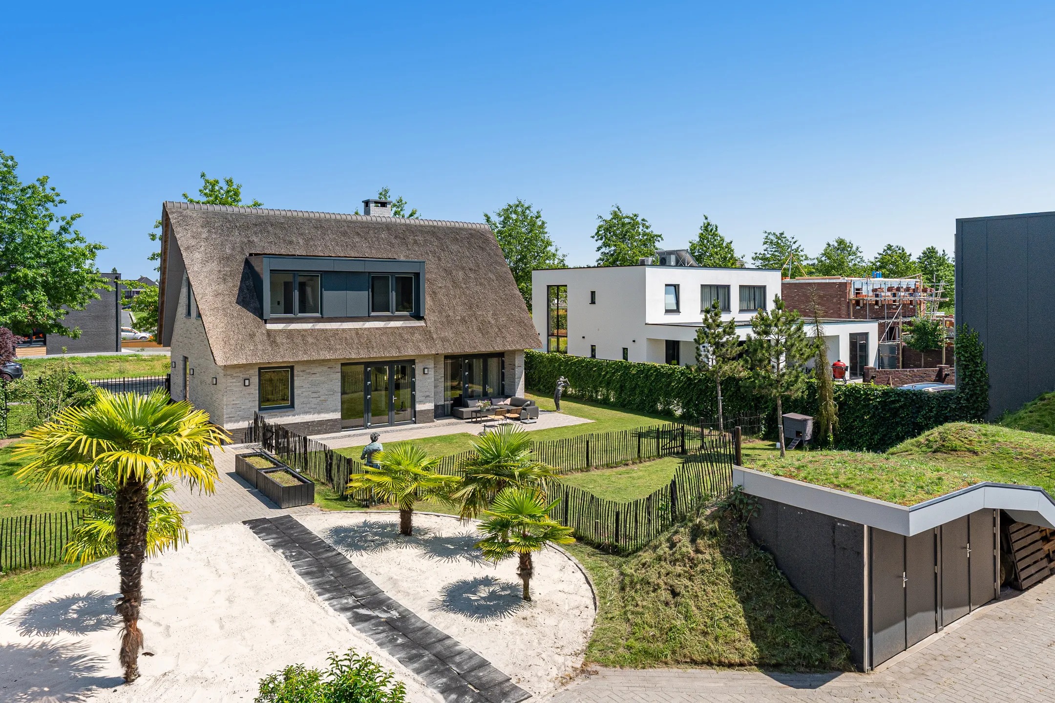 Vrijstaande woning (bedrijfs- of dienstwoning) Lijnzaadweg 28 in Berghem