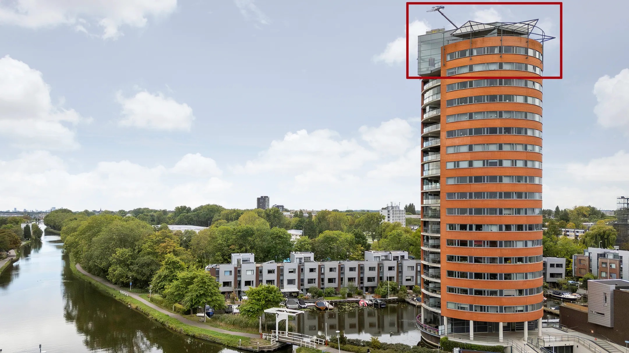 Penthouse Delftse Jaagpad 42 Leiden