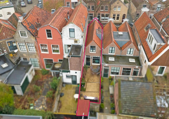 Tussenwoning Achter de Vismarkt 44 in Gouda