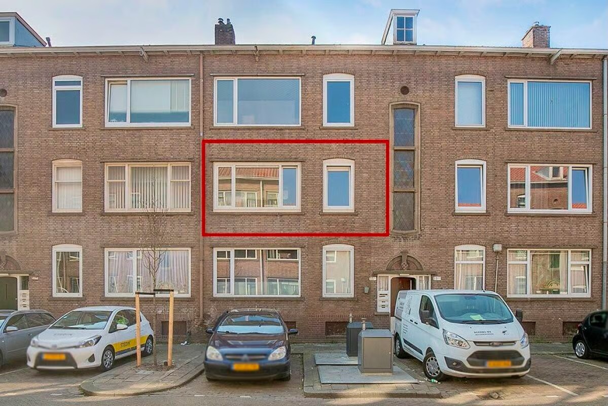 Portiekflat Korhaanstraat 55 B in Rotterdam