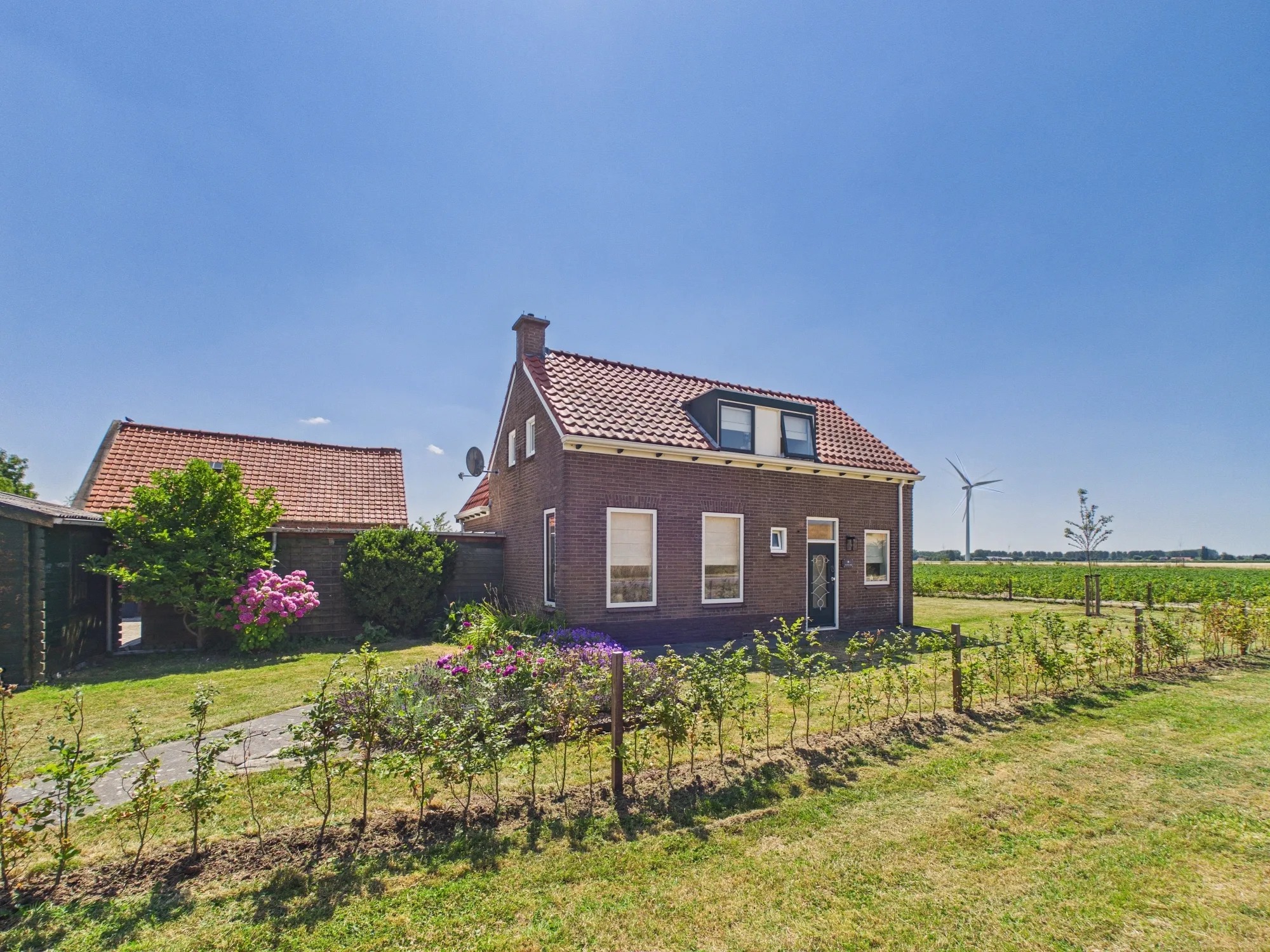 Vrijstaande woning Westlangeweg 14 in Hoofdplaat